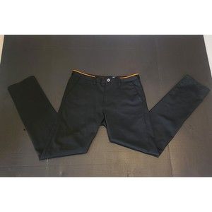 Black Slacks W/ Orange Trim